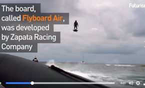 Wow ! il vole en flyboard (vidéo)