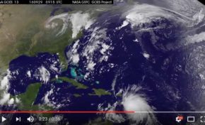 La naissance du cyclone Matthew en vidéo