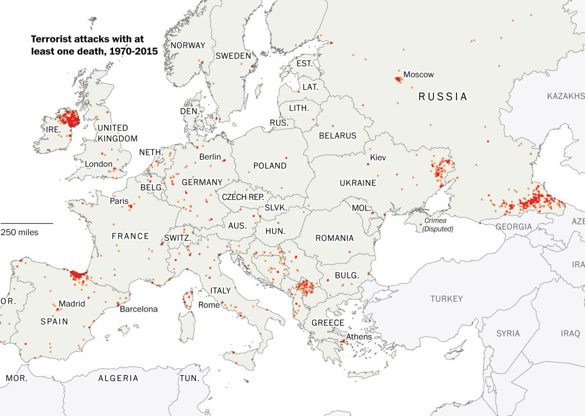 Les Attaques Terroristes En Europe Depuis 1970 Carte Bondamanjak   Tumblr Oih1szkKt41rasnq9o1 1280 1200x853 