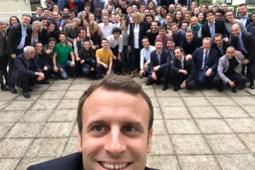 Macron 1er, so white...