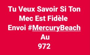 La phrase du jour 27/07/18 - Martinique - Mercury beach -