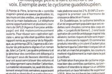 En Guadeloupe, le cyclisme ne roule pas qu’à l’eau