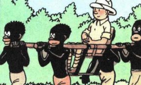 Tintin a 90 ans. Donc ils sortent une version "colorisée" de ... Tintin au Congo !