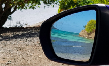 "Quand, buzy... je regarde dans mon rétroviseur en...Martinique"