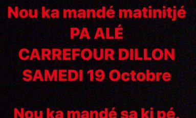 Martinique : boycott de Carrefour Dillon Ce samedi ...ça te dit ?