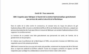 Coronavirus/Martinique : le Groupe Bernard Hayot (GBH) est-il né avant la HONTE ?