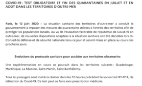 Epidémie Covid-19 : vers l’explosion des cas d’infection en Martinique (et dans les départements d’outremer)