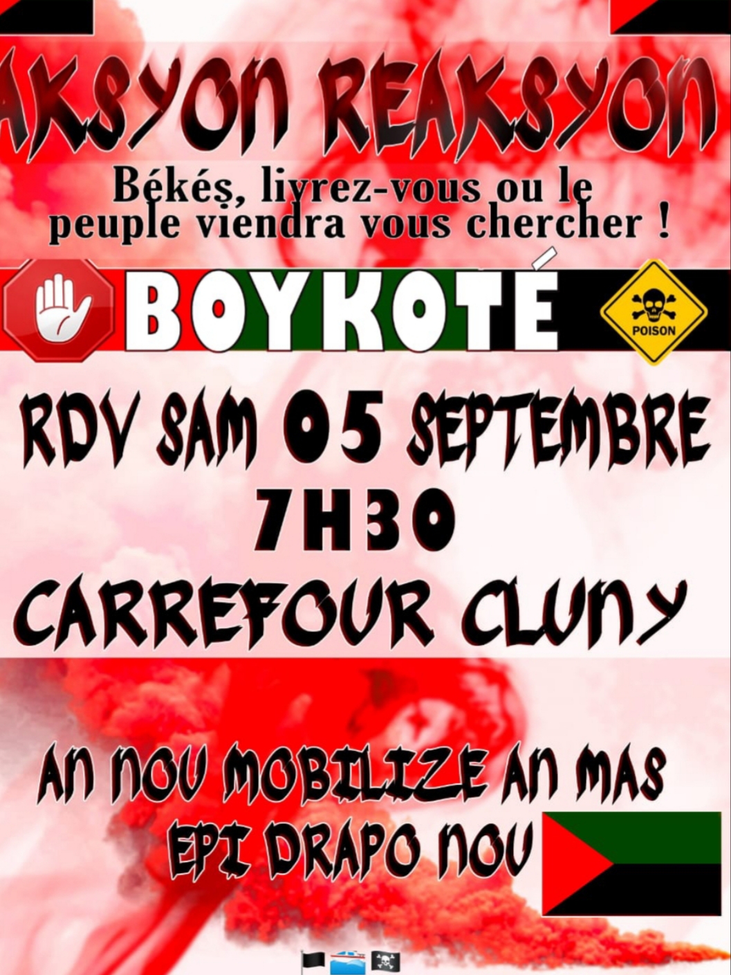 Boycott Carrefour En Martinique 🎶🎶🎵et ça Continue Encore Et Encore