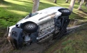 Spectaculaire accident au François en Martinique