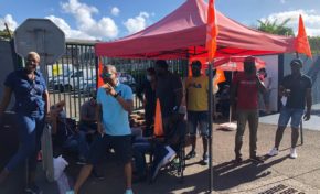 Grève à Peugeot Martinique : Les grévistes en mode seat lionne