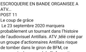 Ça y est. Musset, Magin et BFMTV niquent la gueule des Martiniquais