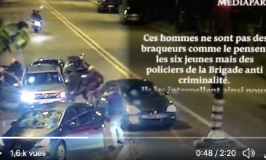 Des policiers en civil tirent à bout portant sur des jeunes. Vidéo.