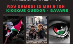 Solidarité avec la Palestine samedi 18 mai au Kiosque Gueydon