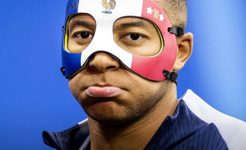 L'image du jour 25/06/24 - Euro 2024 - Kylian Mbappé- France