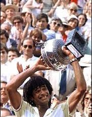 Le dernier français vainqueur à Roland-Garros est...noir