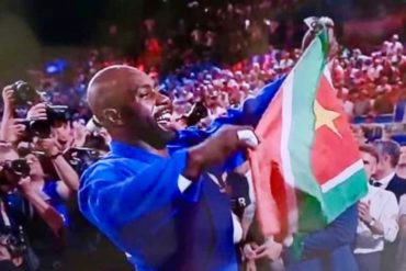 TEDDY RINER ...un champion N.E.G.R.E avec le drapeau PEAU de Guadeloupe