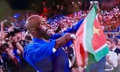 TEDDY RINER ...un champion N.E.G.R.E avec le drapeau PEAU de Guadeloupe