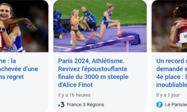 Résultats du 3000m steeple : 3 noires devant et la presse française ne parle que de la 4ème