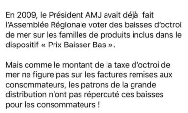 Vie chère en Martinique : "Les annonces de Letchimy sont de la foutaise"