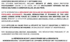 RPPRAC...lettre ouverte acte 3 au préfet de la Martinique