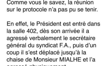 Serge Letchimy dans la tourmente, la CDMT-CTM prend position : « … c’est inadmissible »