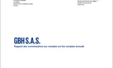 GBH S.A.S. Rapport des commissaires aux comptes annuels. Exercices clos le 31 décembre 2023